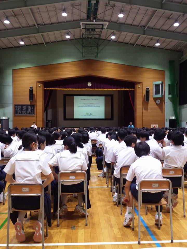 「セーフティー教室」江戸川区清新第一中学校にて講演させていただきました